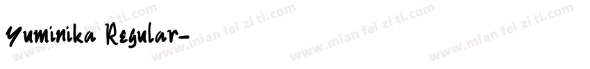 Yuminika Regular字体转换